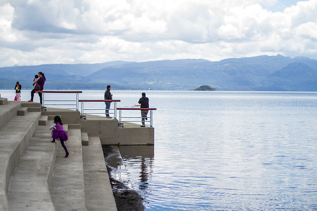 Villarrica: Inauguran primera playa artificial en un lago