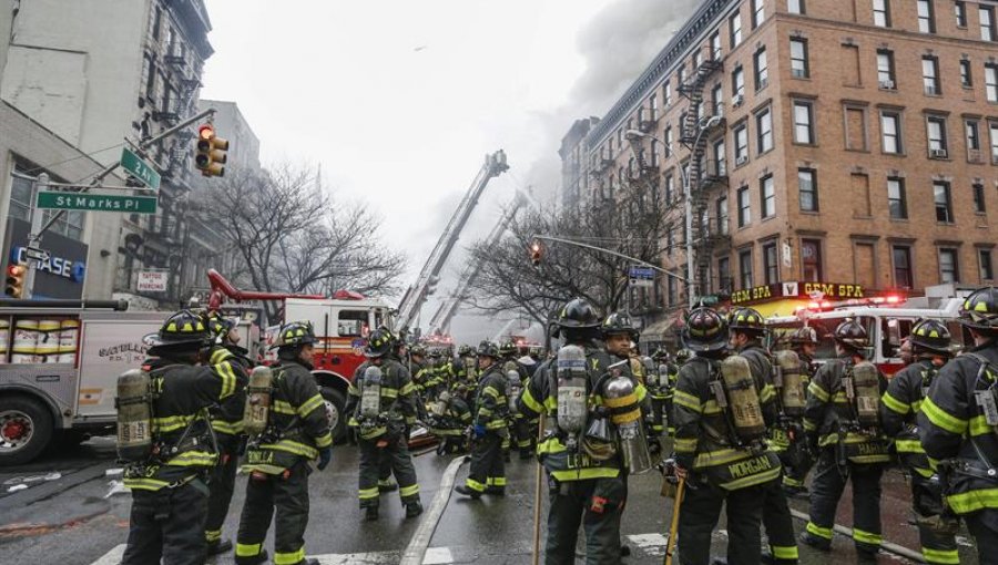 Explosión en edificio de Nueva York se debió a fuga de gas