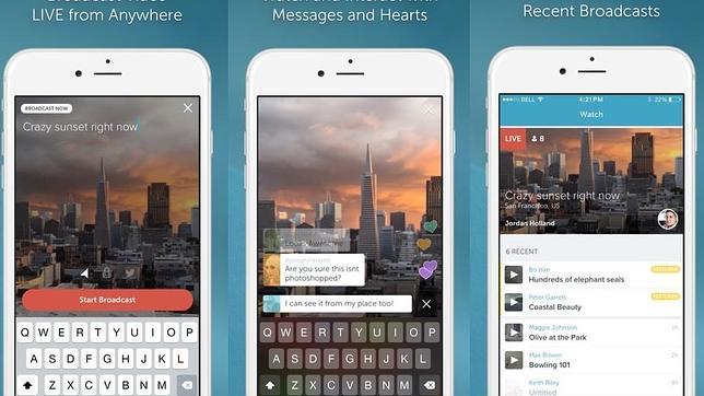 Twitter lanzó Periscope, una aplicación móvil para emitir video en directo