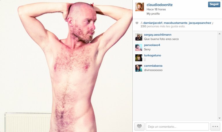 Ex chico reality sorprendió con desnudo en instagram