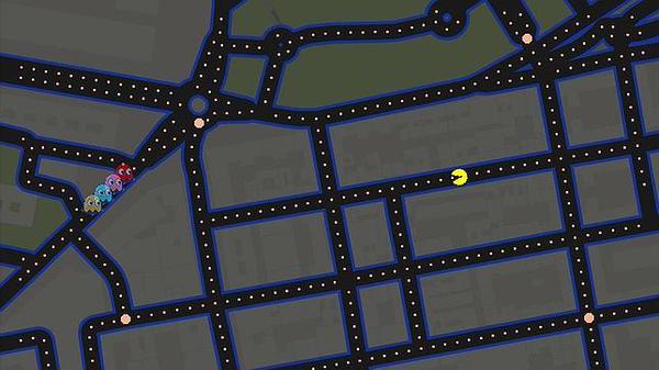 Google lanza aplicación para jugar Pac-Man en Google Maps