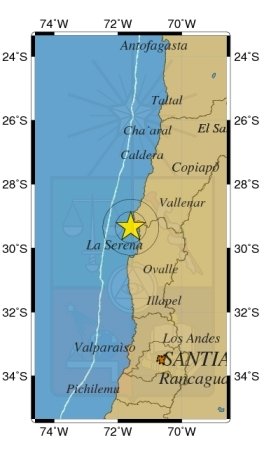 Sismo de magnitud 5,5 Richter remeció a las regiones de Atacama y Coquimbo