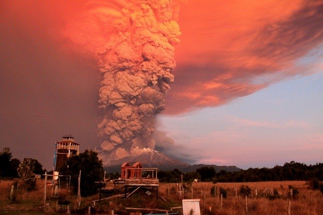 Mira la aterradora imagen que apareció tras la erupción del volcán Calbuco