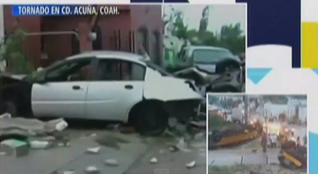 Video: Tornado de seis segundos deja graves daños en México