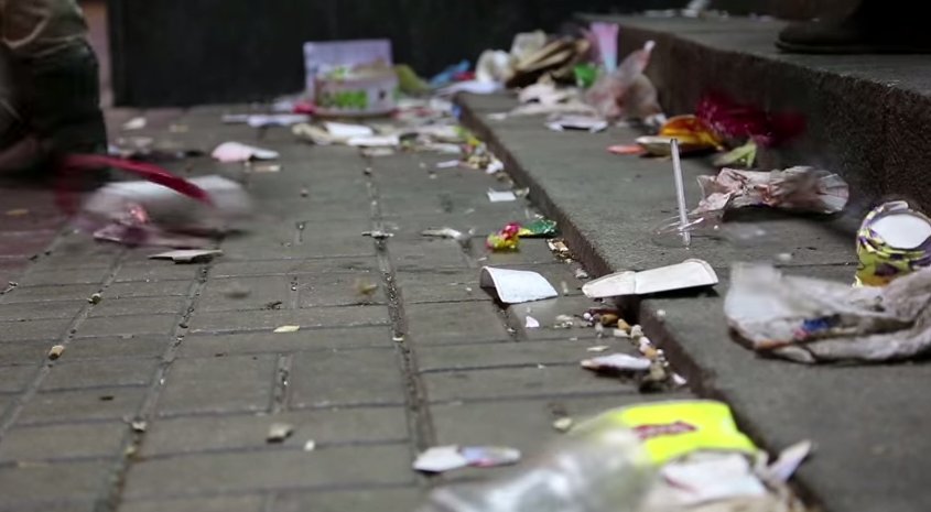 Video: Campaña china busca crear conciencia contra quienes arrojan basura