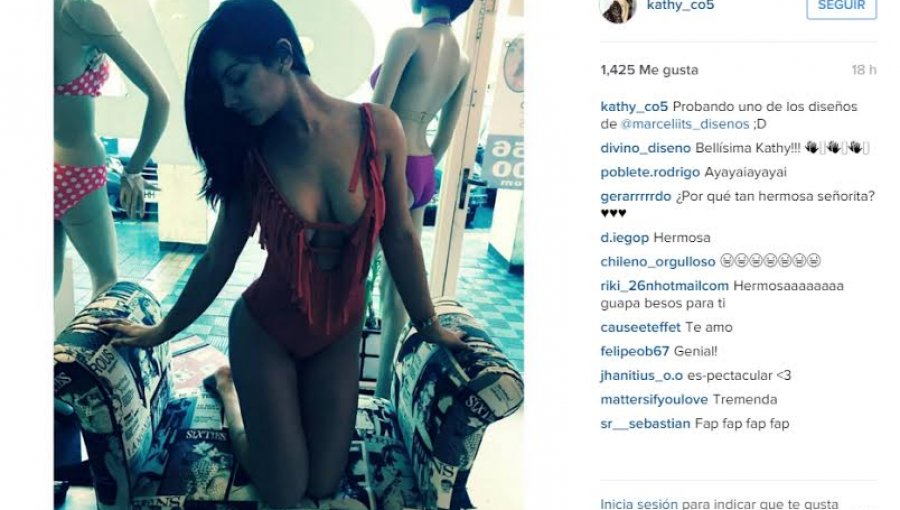 Kathy Contreras saca su lado más sexy en Instagram