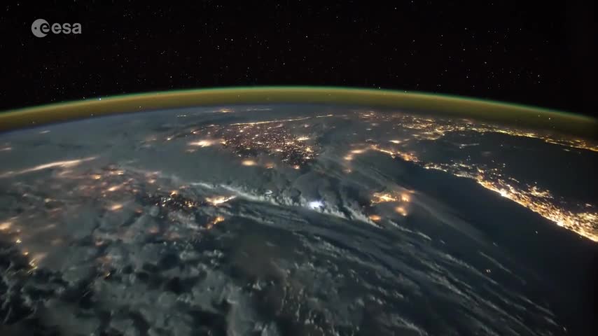 Astronauta captó un impresionante timelapse de tormentas eléctricas