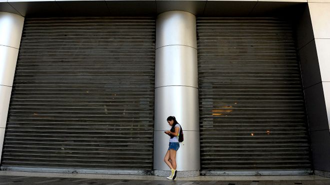 El día que los centros comerciales de Venezuela quedaron desiertos por los cortes de luz