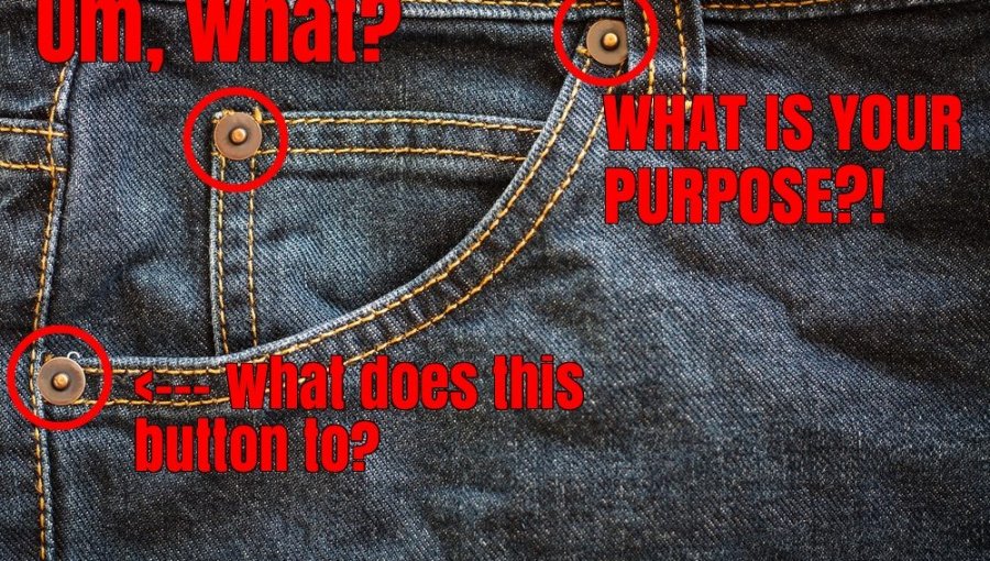 ¿Alguna vez te preguntaste para qué sirven los botones metálicos de tus jeans?