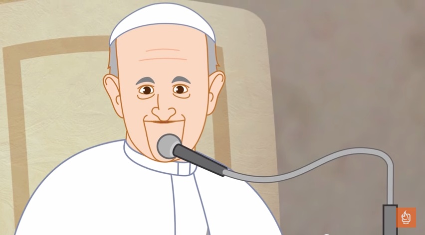 Dibujo animado del Papa Francisco será protagonista de una película portuguesa