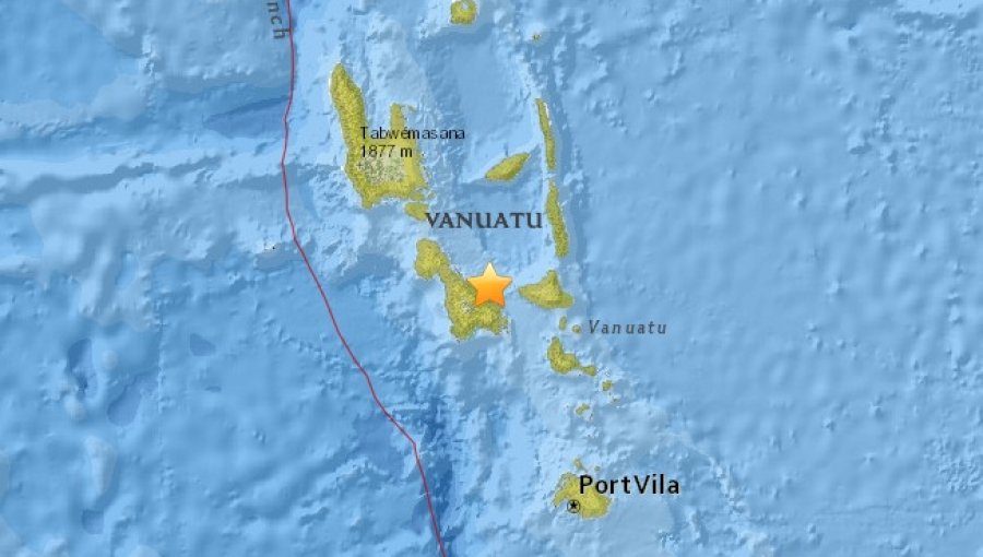 Un potente sismo de 7,0 sacude el Pacífico Sur