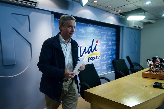 Diputado José Antonio Kast anunció su renuncia a la UDI