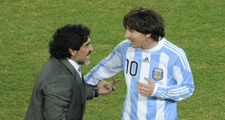Maradona volvió a respaldar a Messi