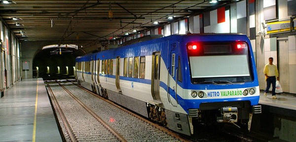 Metro de Valparaíso con servicio suspendido en toda la red