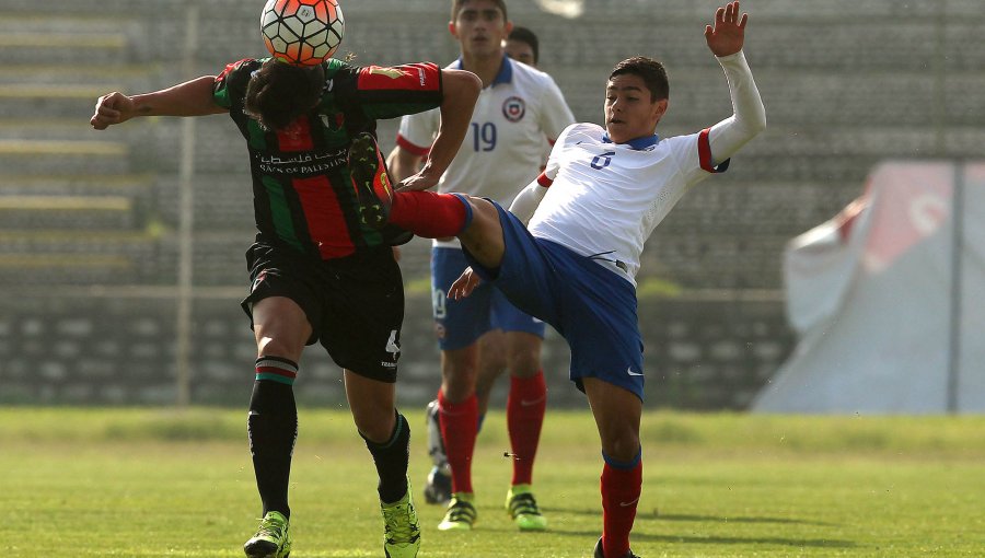 Selección Sub 20 empata con Palestino en duelo amistoso