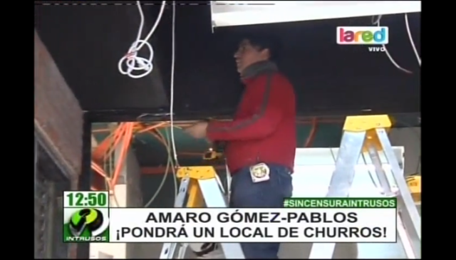 Amaro Gómez-Pablo inaugura un local de churros en Providencia