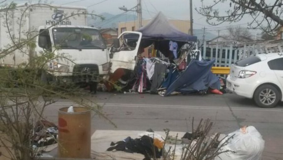 Tragedia en Puente Alto: Niño de 12 años roba camión y atropella a 6 personas