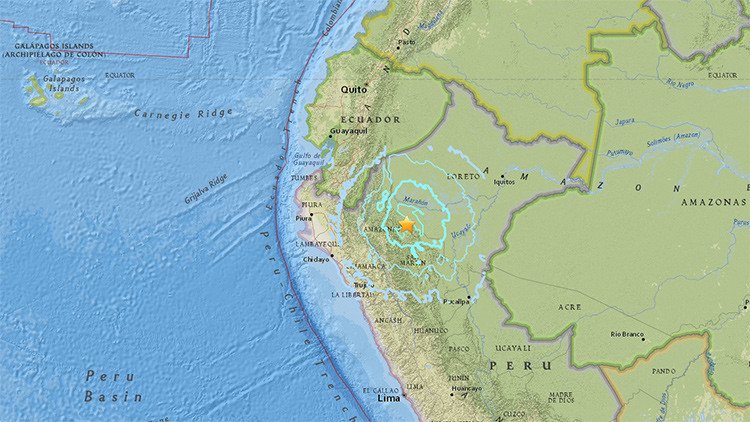Un sismo de magnitud 6,0 sacude el norte de Perú