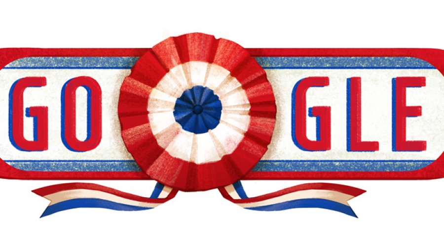 Google renueva su imagen dedicando a Chile un Doodle por Fiestas Patrias