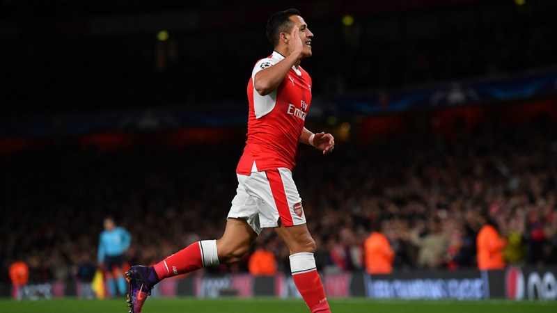 Con un golazo, Alexis inició el camino de la paliza de Arsenal