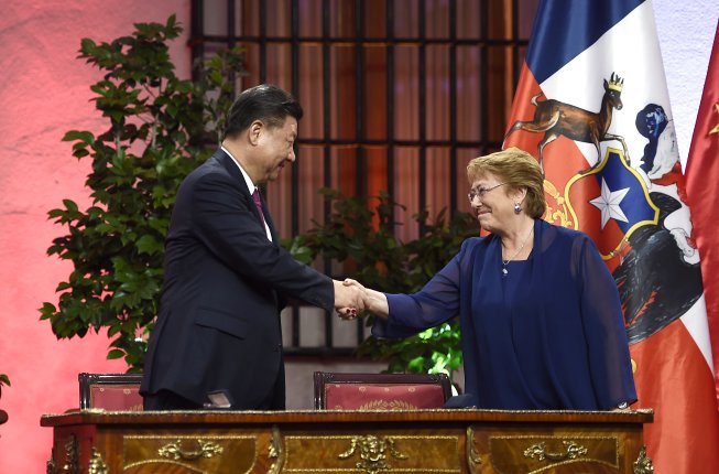 Bachelet: “Con China tenemos una relación madura, estable, que crece y se fortalece día a día”