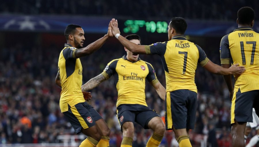 Champions League: Arsenal con Sánchez en cancha goleó 4 a 1 al Basilea