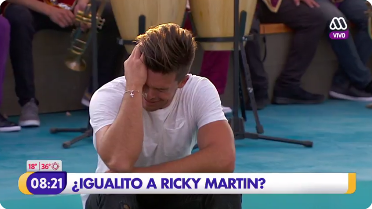 Confunden a Leandro Penna con Ricky Martin: ¿Se parecen?