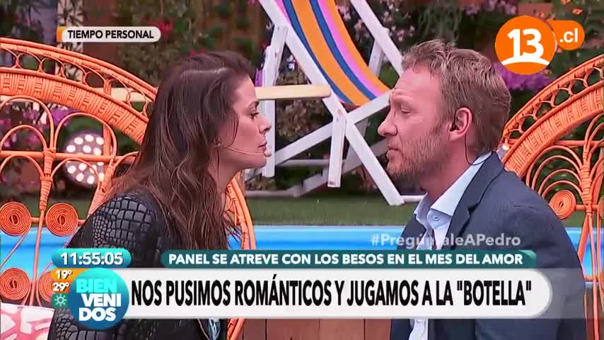 Mira el romántico beso de Tonka y Martín en Bienvenidos