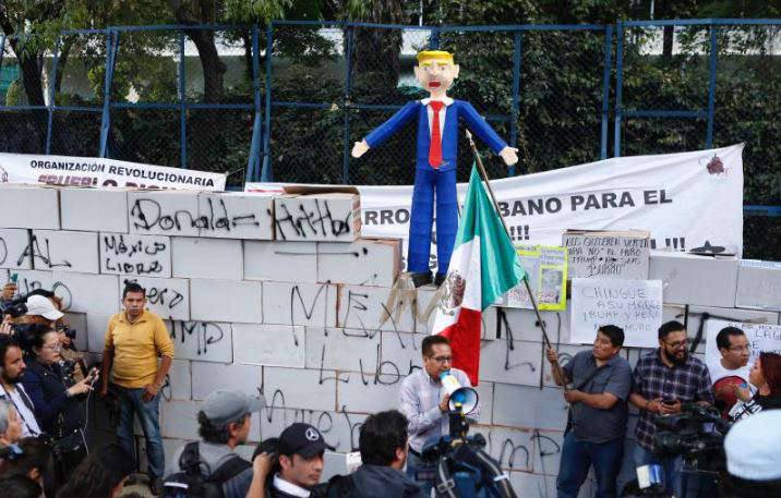 Mexicanos convocan masivas protestas contra Donald Trump y su muro fronterizo