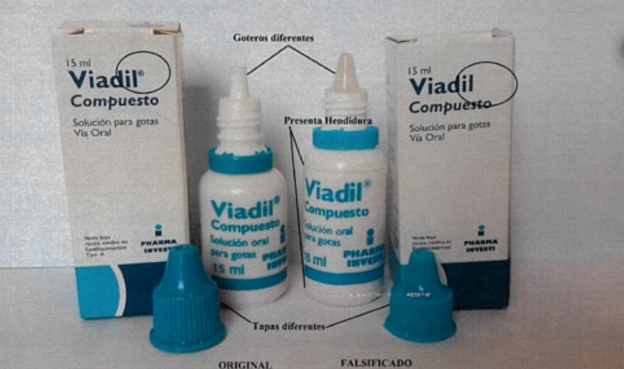 Remedio "Viadil" es falsificado y provocaría serios problemas de salud