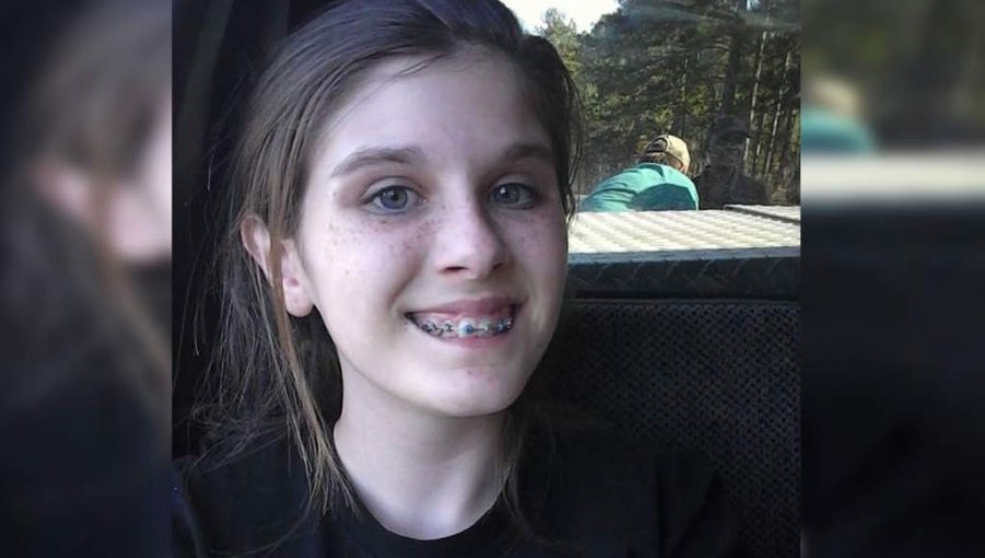 La terrorífica selfie de una niña en Estados Unidos que causó pavor