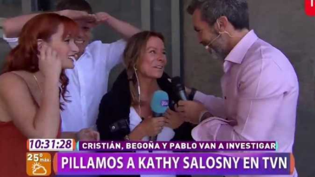 Katy Salosny salió al aire en el matinal "Muy Buenos Días"