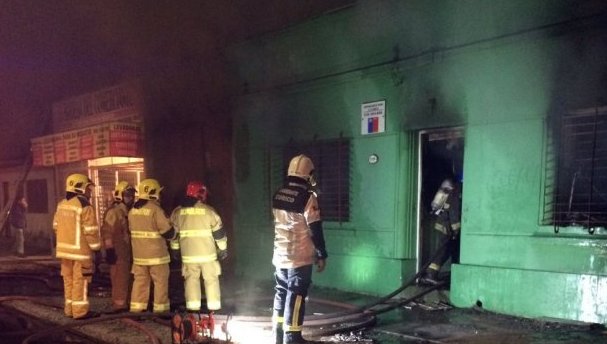Incendio afectó a hogar de menores en Curicó
