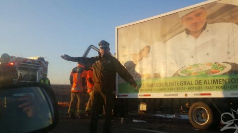 Colisión entre camiones deja un fallecido en ruta Calama-San Pedro de Atacama