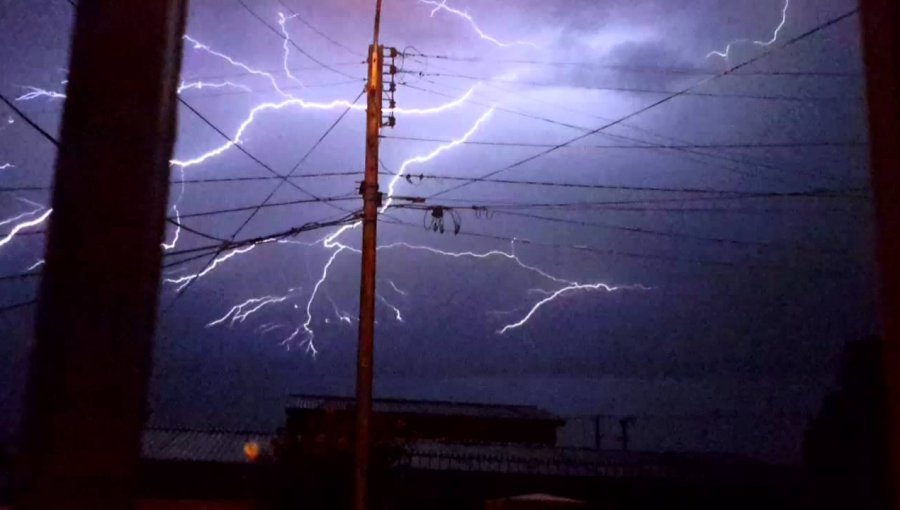 Dirección Meteorológica pronostica tormentas eléctricas entre Valparaíso al Bíobío