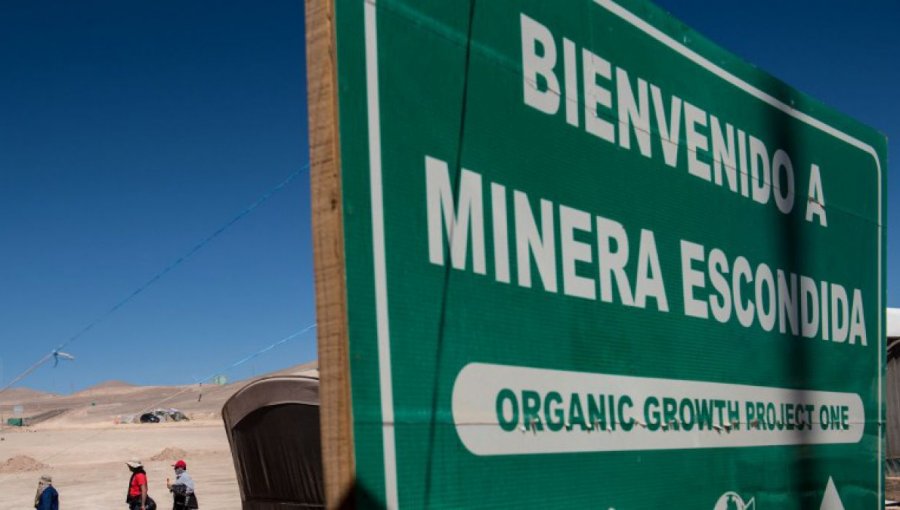 Producción industrial de Minera Escondida cae un 16% tras extendida huelga de trabajadores