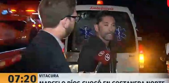 La insólita respuesta de Marcelo Ríos a periodista de TVN tras sufrir accidente