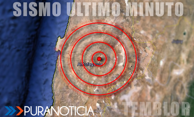 Fuerte Sismo sacude el norte del país: 6,2 grados Richter con epicentro en San Pedro de Atacama