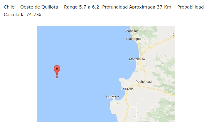 Nuevo sismo en Valparaíso supera los 5 grados Richter en la zona central