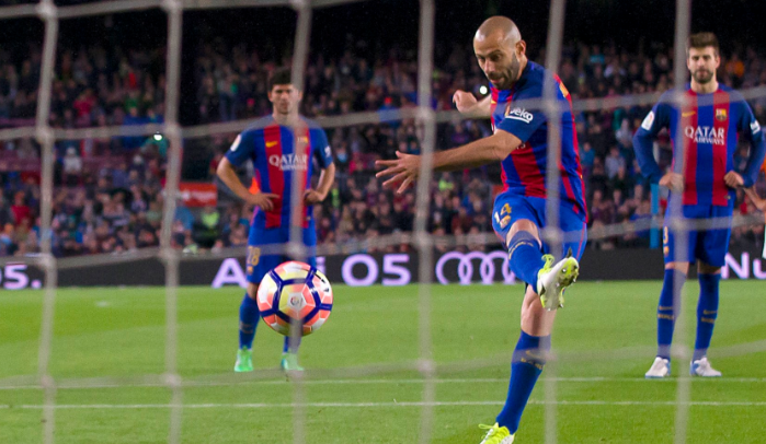 Increíble: Así fue el primer gol de Mascherano con la camiseta del Barcelona