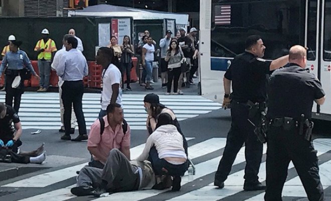 Impactante (+18): El momento del atropello masivo que ocurrió en el Times Square