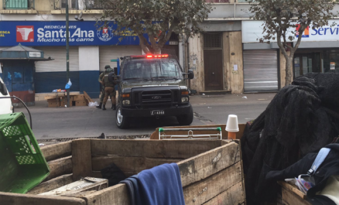 Alarma provocó supuesto artefacto explosivo en sucursal de ServiEstado en Valparaíso