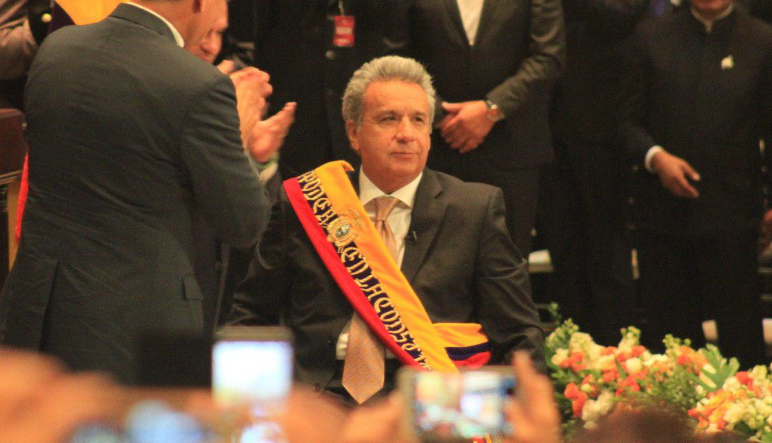 Lenín Moreno asume la presidencia de Ecuador