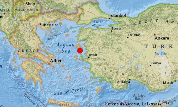 Terremoto sacude las costas de Turquía