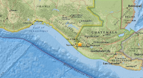 Fuerte terremoto sacude Guatemala y se deja sentir en México