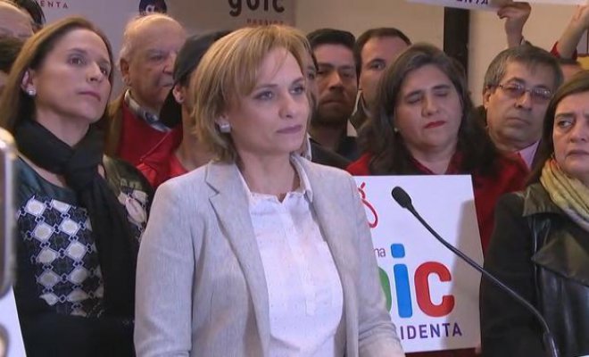 Carolina Goic anuncia que sigue en la carrera presidencial: La DC no llevará a Rincón como candidato
