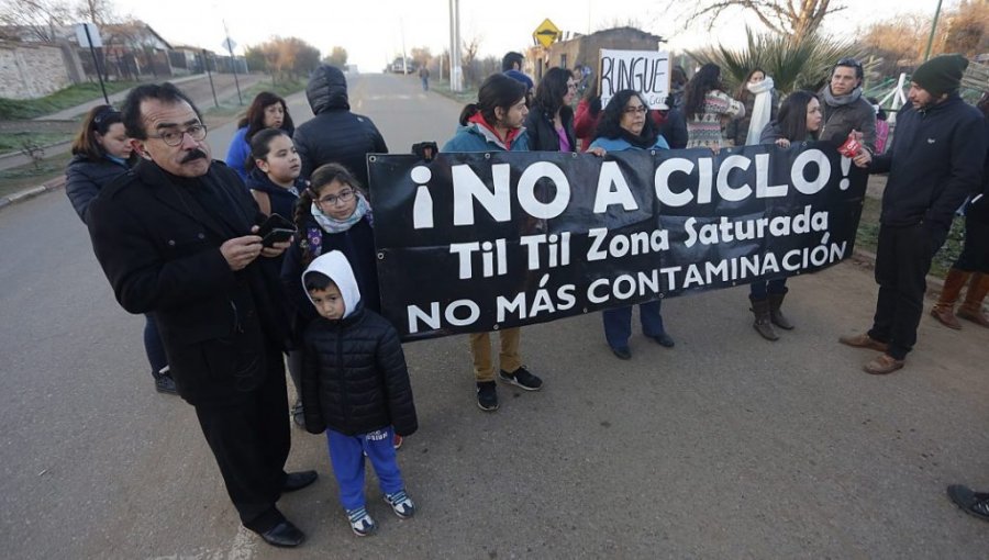 Til Til: Dirigentes sociales inician caminata a La Moneda en rechazo a relleno sanitario