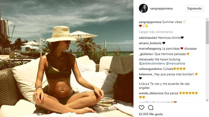 Así se ve China Suárez en sus primeros meses de embarazo del hijo de Benjamín Vicuña