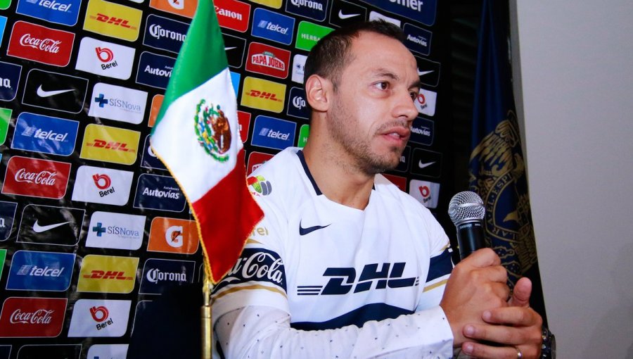 Marcelo Díaz fue presentado como nuevo jugador de Pumas