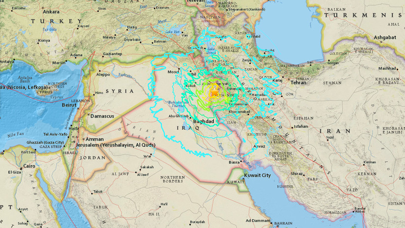 Terremoto de magnitud 7,2 sacude Irán e Irak